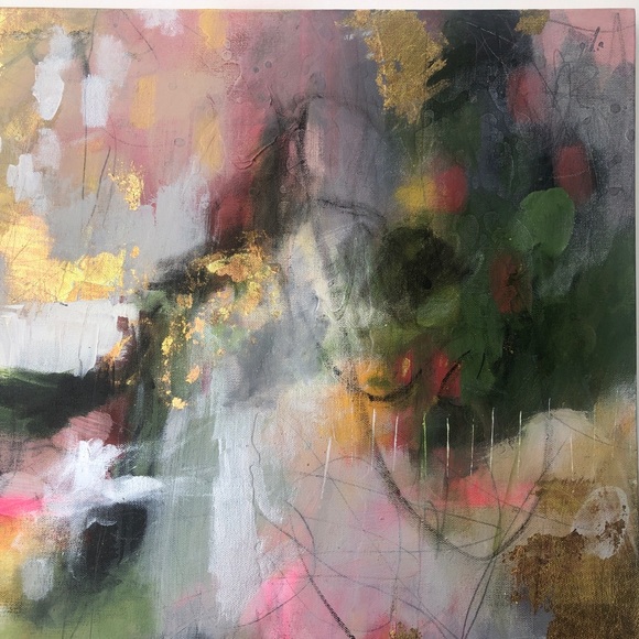 24x24 Original Abstract Art, Painting “Empath” - Picture 3 of 8